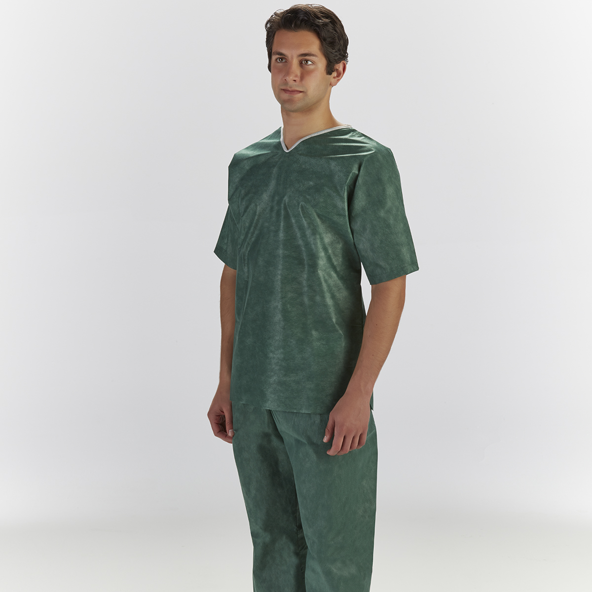 Graham Medical® Disposable SMS Elastic Scrub Pants SingleUse Hospital Scrub Pants Green